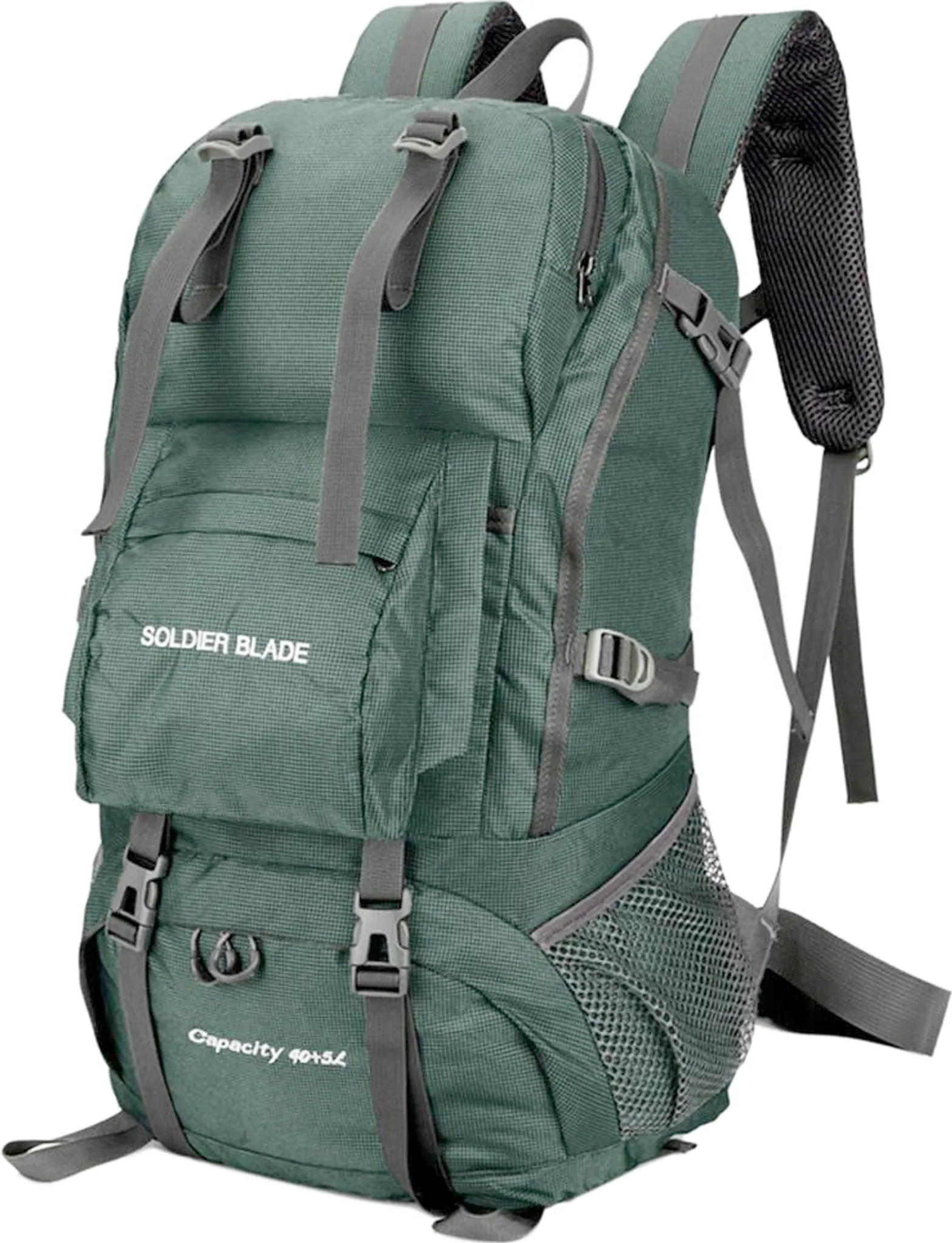 Wanderrucksack 50–60 L: Leichter, Wasserdichter Camping-Rucksack Mit Schuhfach & Atmungsaktivem Rücken