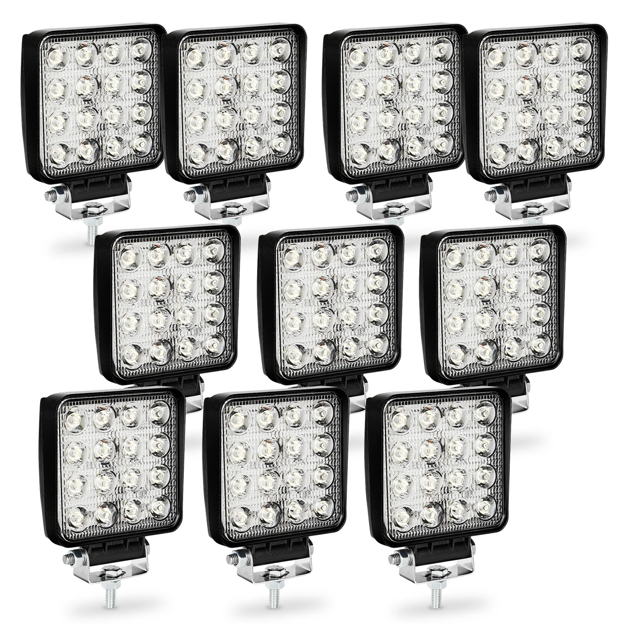 16 LED Arbeitsscheinwerfer Scheinwerfer Lamp 12V 24V Für PKW LKW