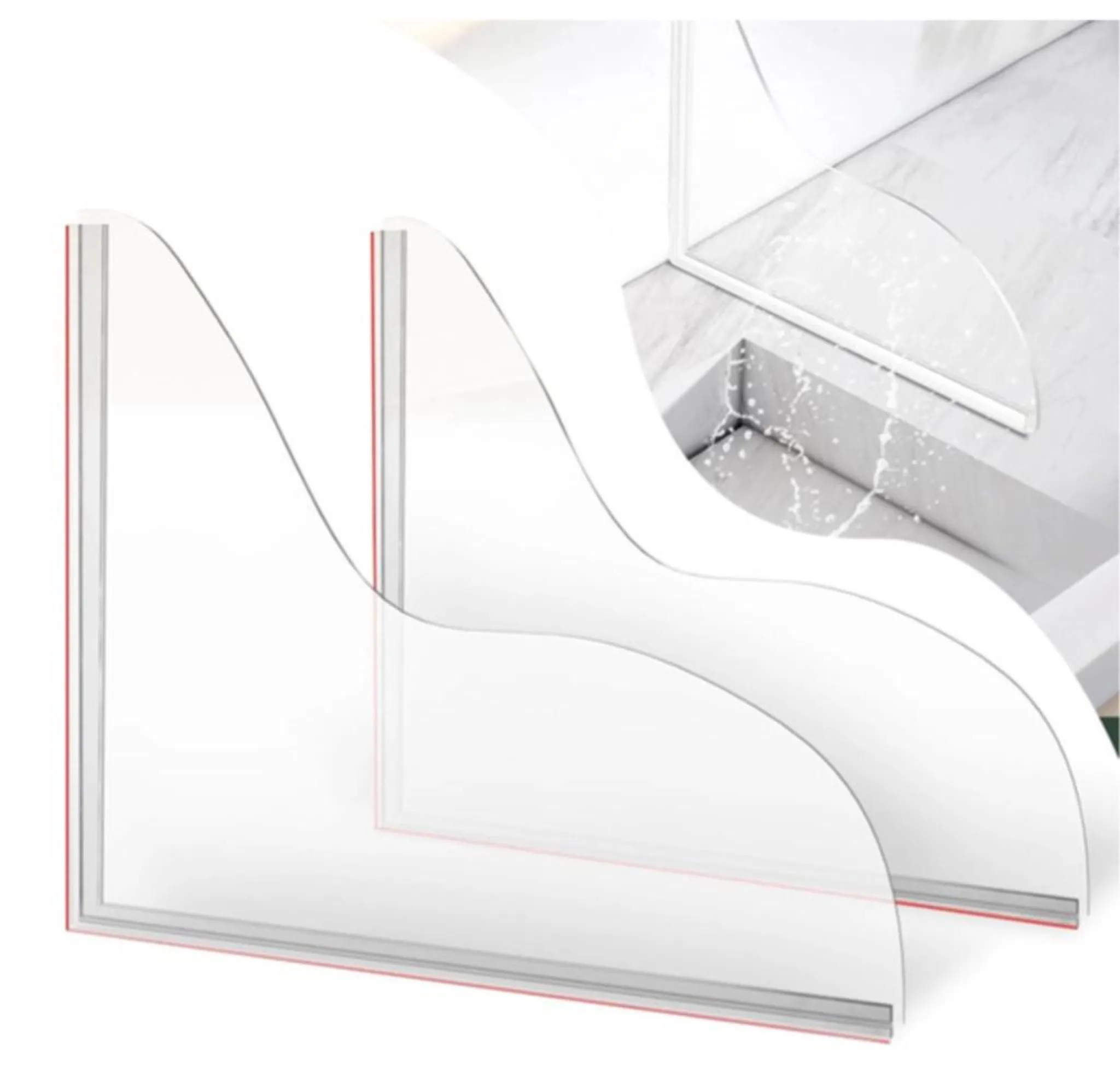Ringhiera Per Scale Parapetto Corrimano In Acciaio Inox Parapetto Argento 80 Cm 2 Traverse 91523944