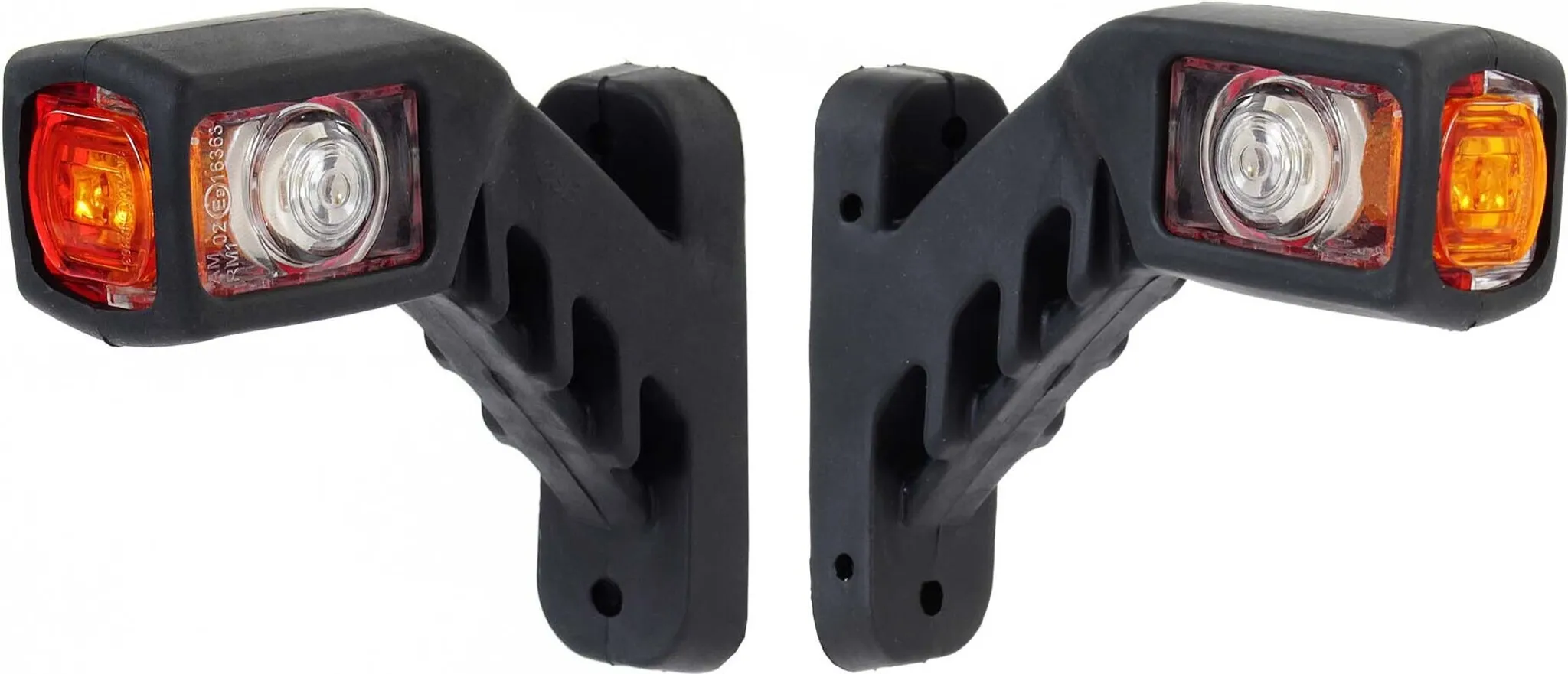 4PCS Luci di posizione laterali Lampada di contorno Auto Camion Rimorchio Van 12V-24V Indicatore di contorno LED Indicatore laterale Luci del rimorchio del camion  34