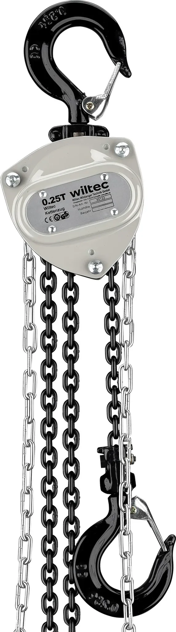 Wiltec Mini Hebelzug Bis 750 Kg – Robuster Handkettenzug 1,5 M Hubhöhe, Aus Aluminium, Für Werkstatt Und Baustelle