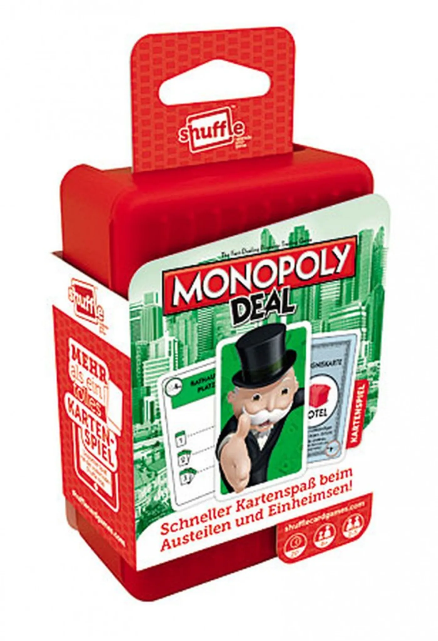 Hermitshell Hartschalen-Etui Für Monopoly Deal Kartenspiel – Reisecase, Karten Separat