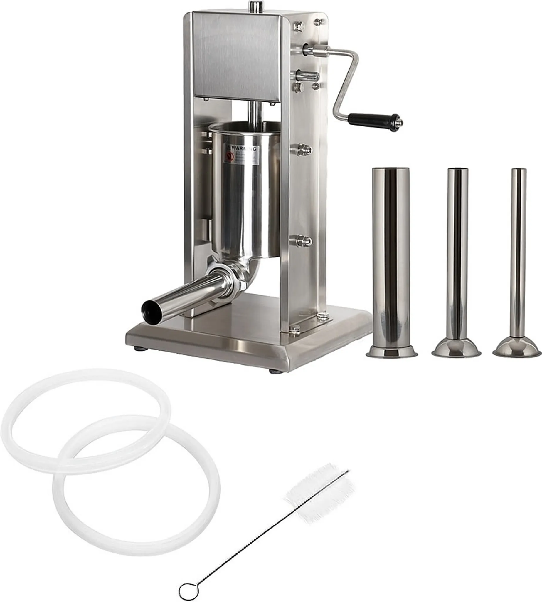 Imbuto Per Salsicce In Alluminio - 8 Cm Di Diametro - Per Budelli Naturali E Artificiali - Attrezzatura Per Macinazione