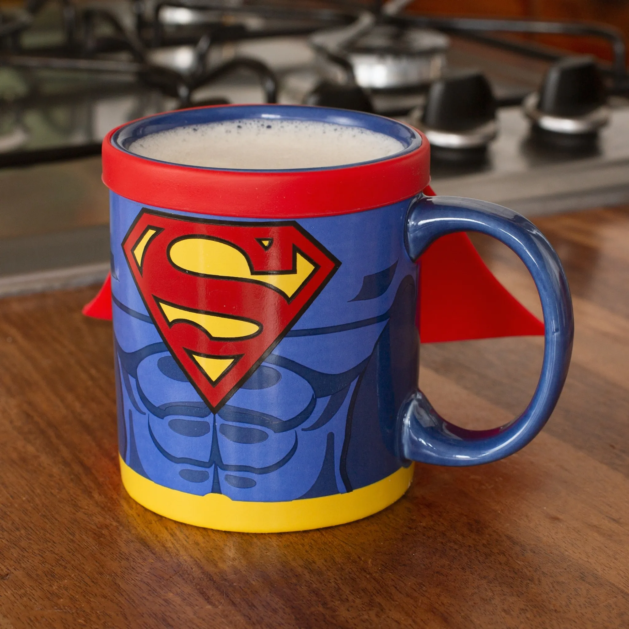 kaufland.de | Thumbs Up Superman Mug With Cape, Eins / Eine (R), 0.25 L, Blue, Red, Ceramic, Silicone, Universal, 1 Piece (S)