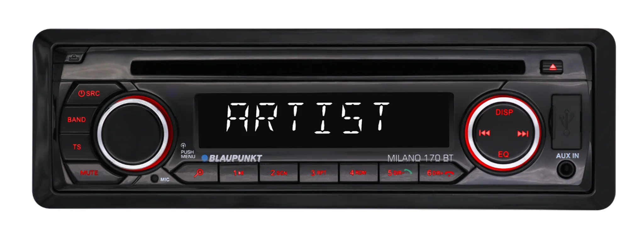 Blaupunkt Milano 200 BT Autoradio Bluetooth®-Freisprecheinrichtung
