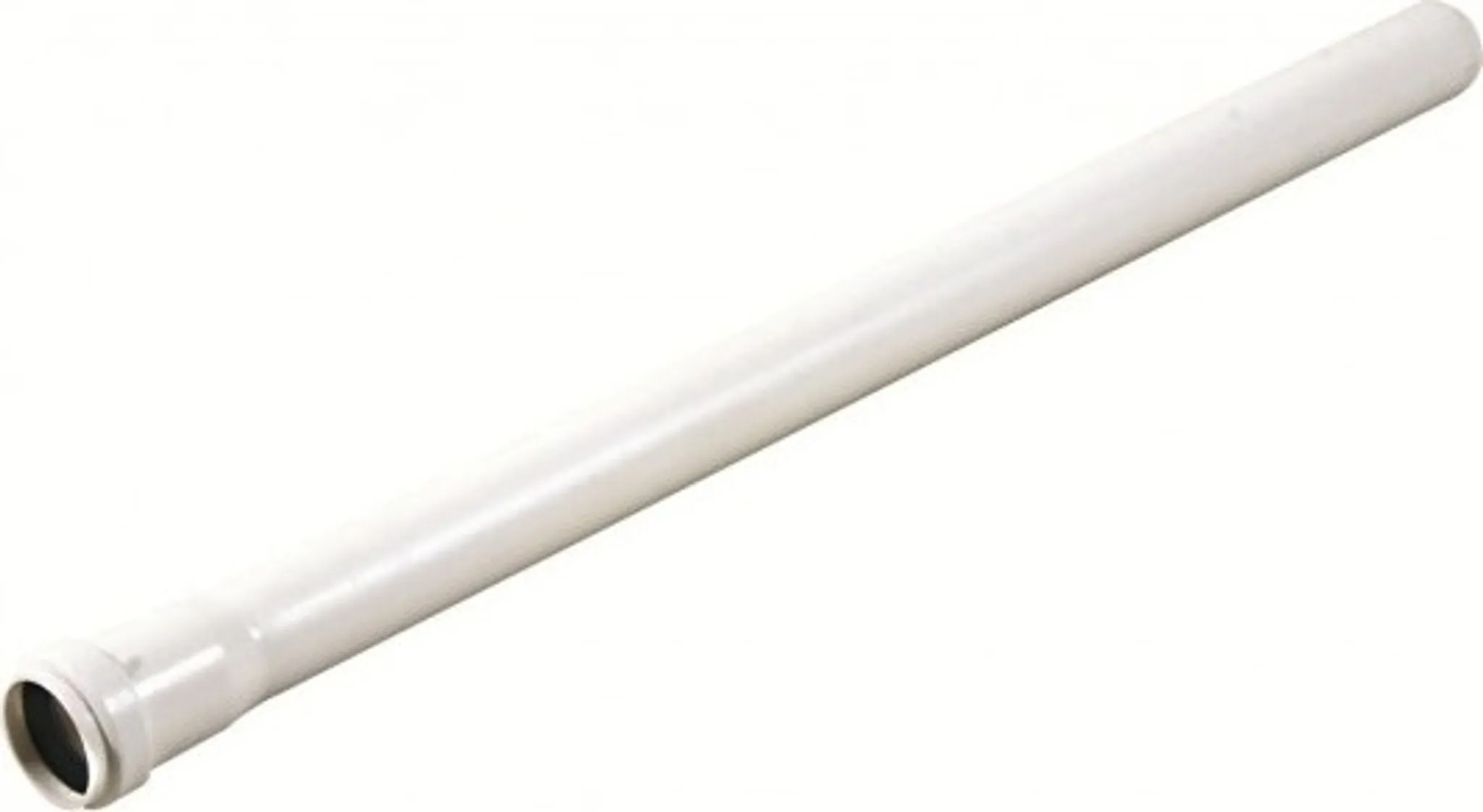 Tubo Di Scarico PP-HT DN 50 X 500 Mm Con Guarnizione - Sistema Fognario Silenzioso, Resistente Fino A 95°C