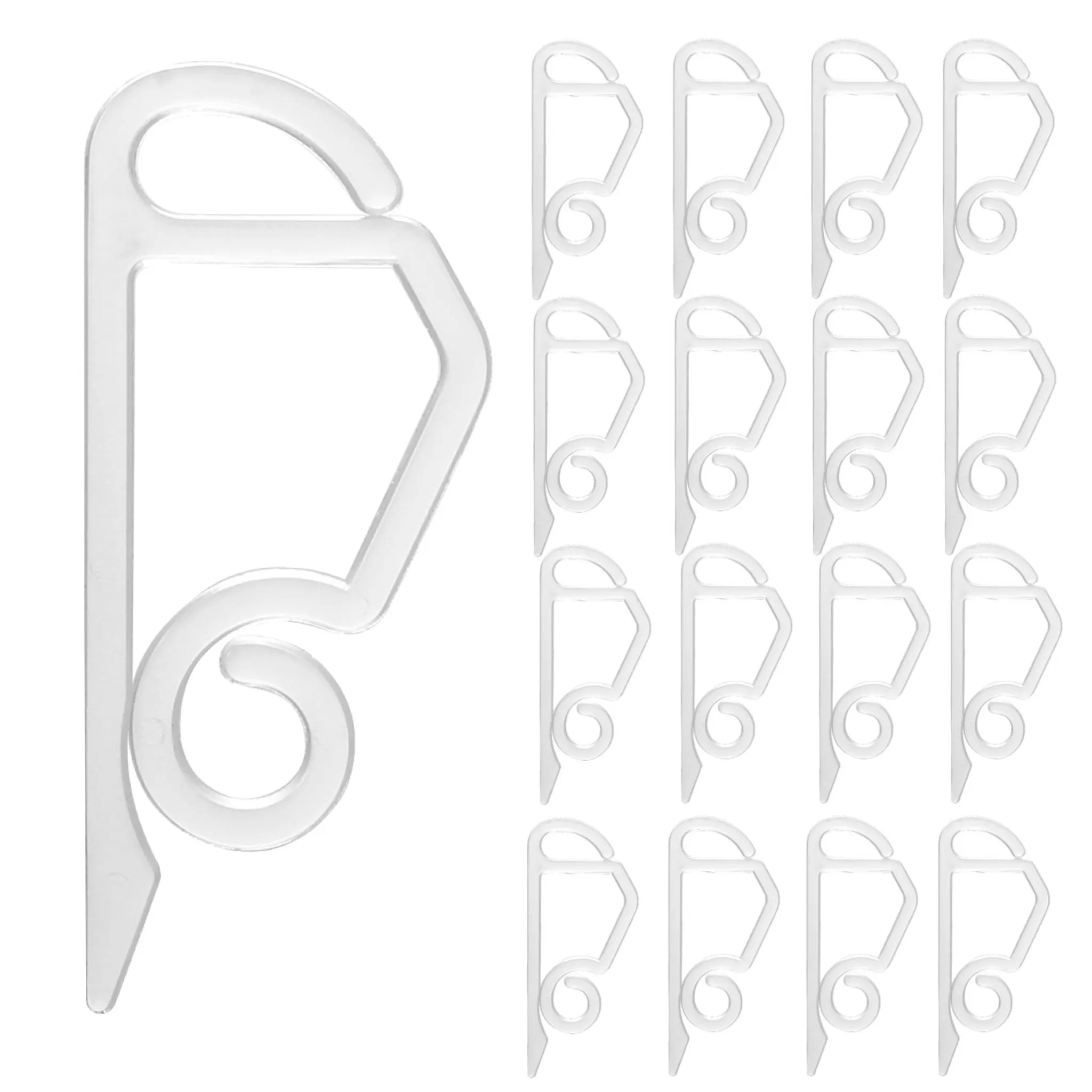 50 Ganci Per Luci Natalizie Da Grondaia In Plastica - Clip Per Decorazioni Esterne Resistenti Alle Intemperie - 4