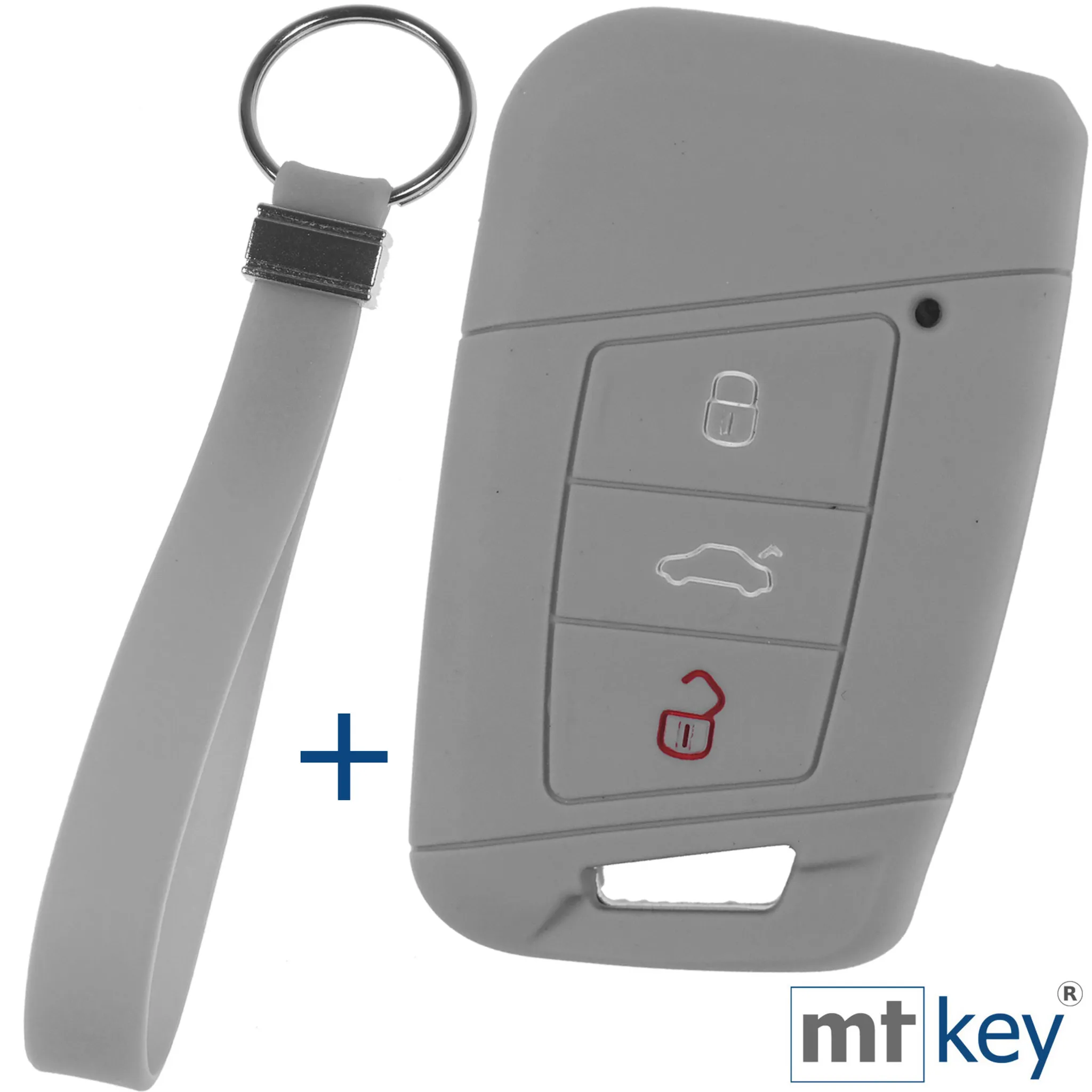 kwmobile Schlüsseltasche 2x Autoschlüssel Silikon Hülle für VW Golf 8,  Schlüsselhülle