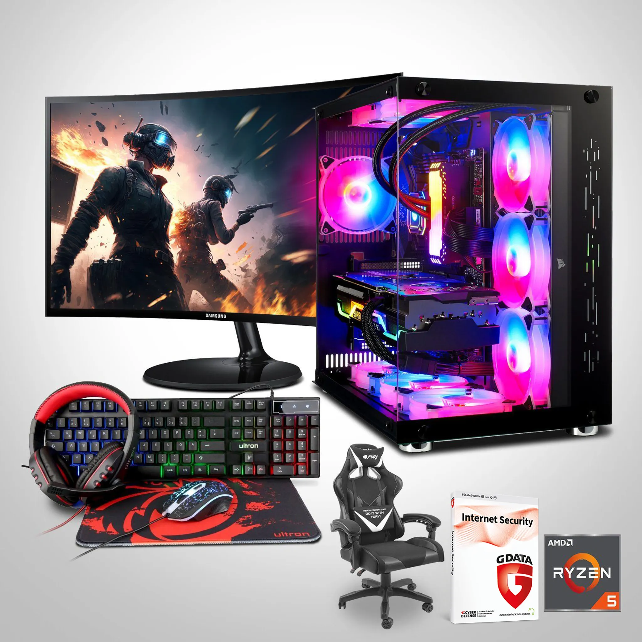 Megaport PC Gamer • AMD Ryzen 5 5600G 6X 3,90GHz • AMD Radeon Vega