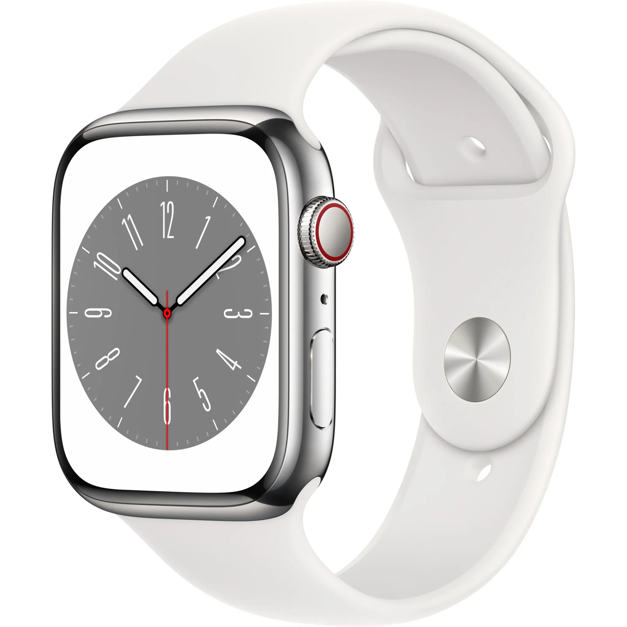Apple LTE 8 Silver 45mm Watch Steel Stainless