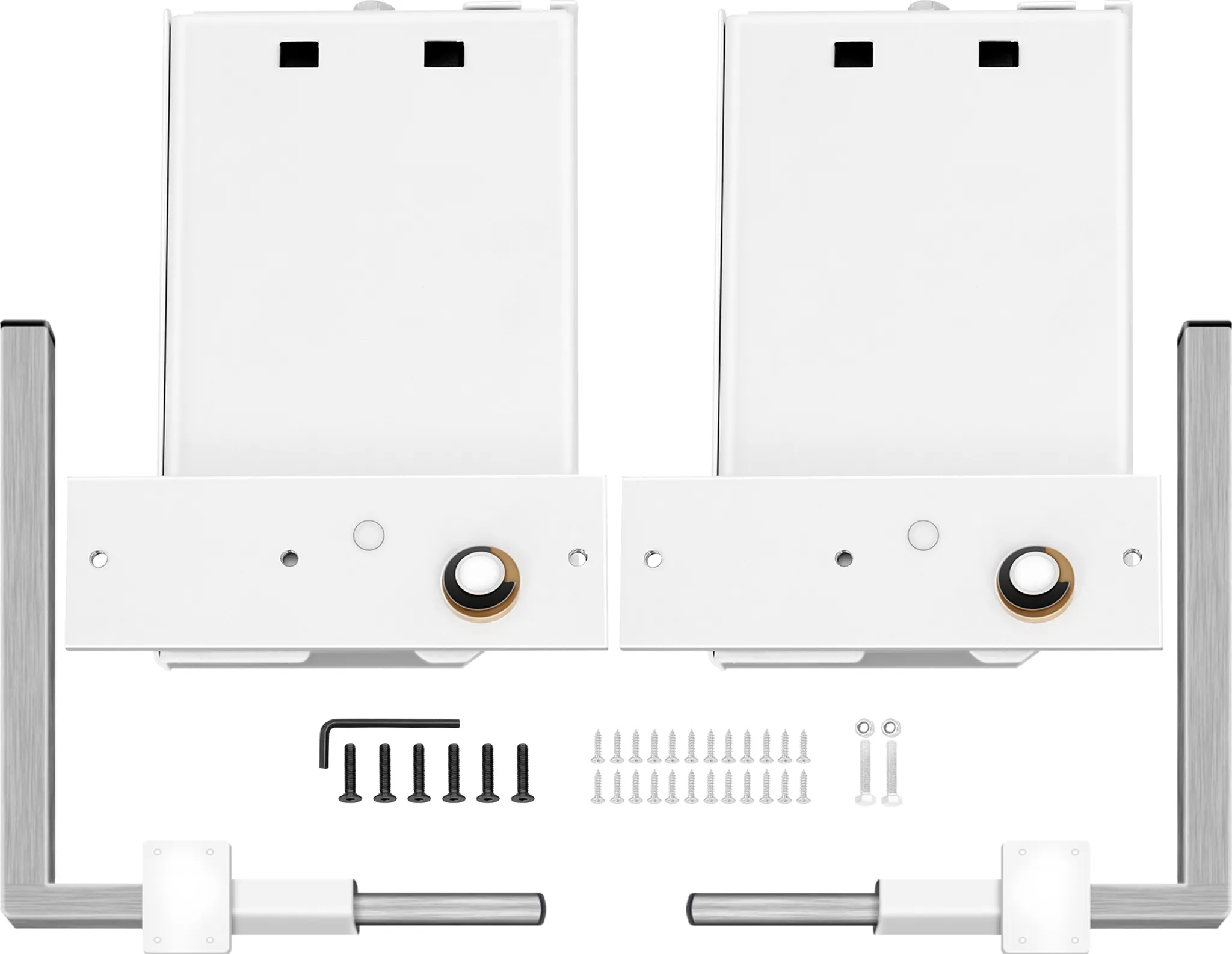 Lot de 2 brides de jumelage pour relier des sommiers duo-- | Leroy Merlin