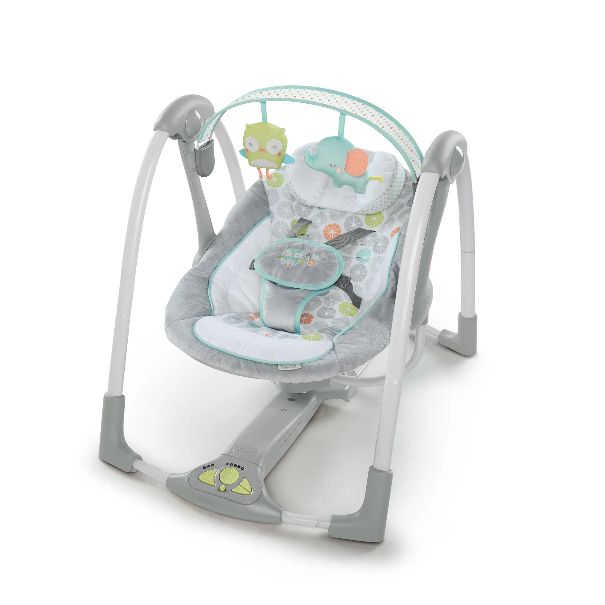 & Kindermöbel Babywippen Baby & Kind Babyartikel Baby INGENUITY Kompakte tragbare Schaukel 
