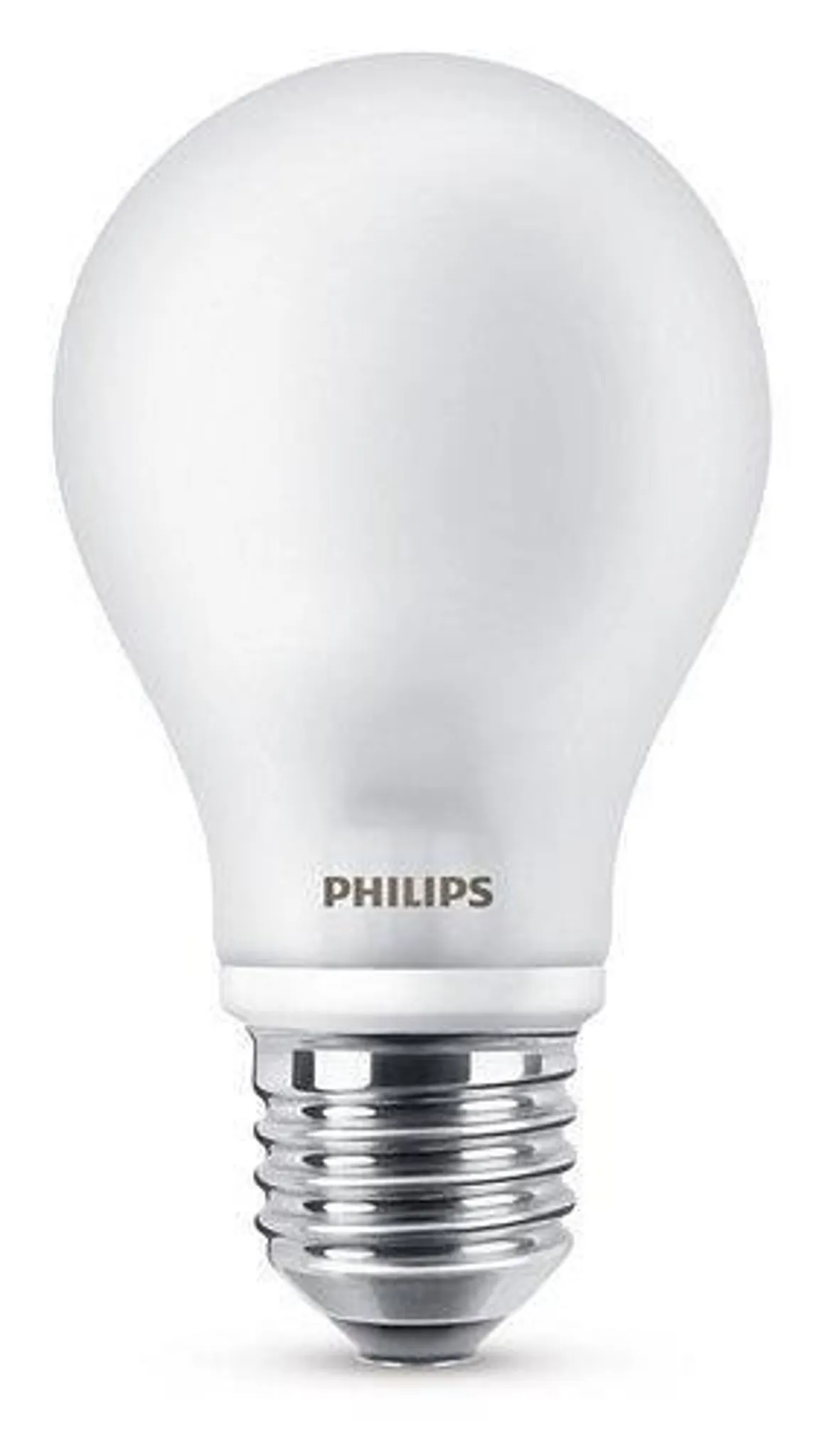 LED Kopfspiegellampe Glühlampen-Form silber E27 8,5W