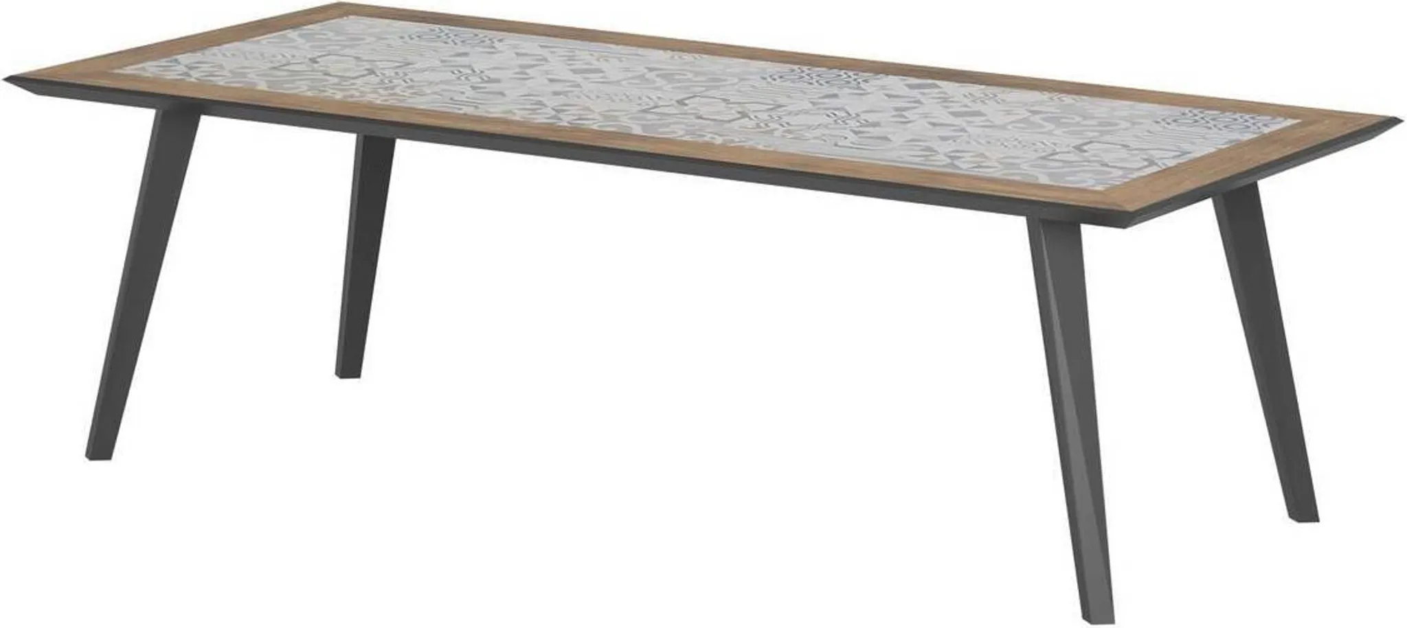 Hespéride Gartentisch Piazza - Ausziehbar 90-180cm Anthrazit