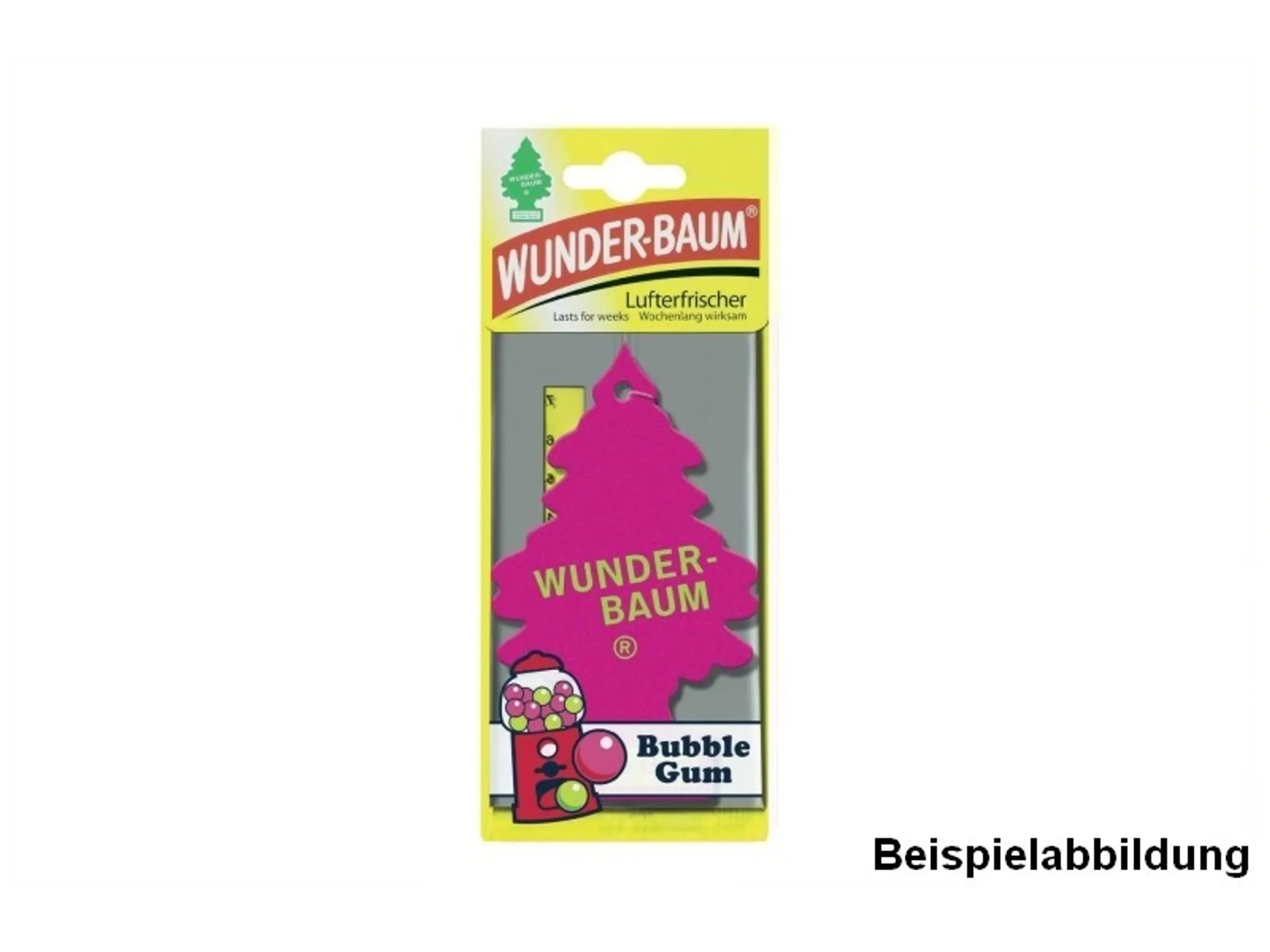 Wunderbaum® 10 Stück Bubble Gum Lufterfrischer Duftbaum Duft Auto Kaugummi