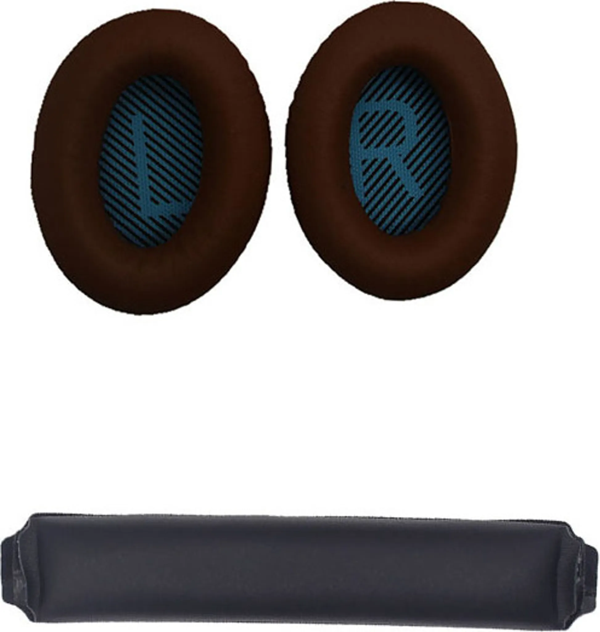 Kit Ricambio Per Cuffie Bose QC35 - Cuscinetti, Fascia E Protezioni In Silicone, Nero