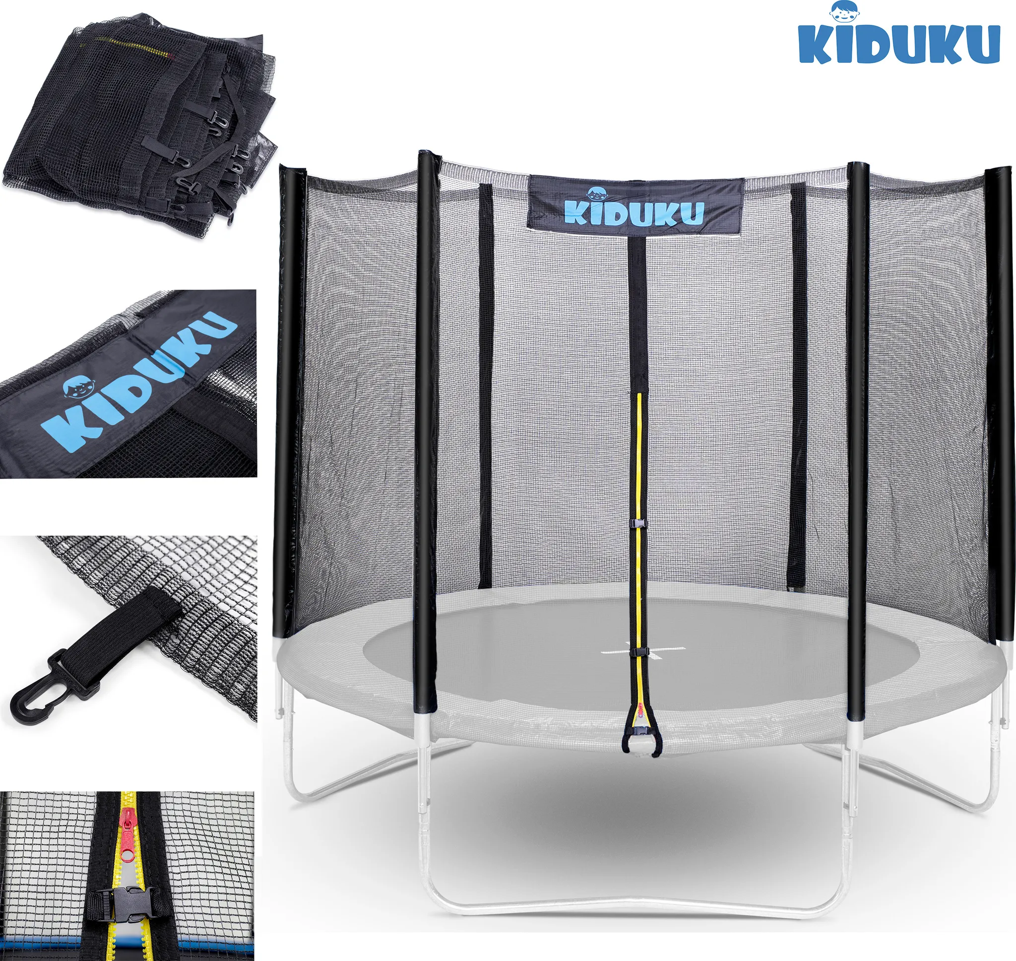 Protection Ressort Trampoline Filet De Protection Trampoline 305/366 Cm – 6 Ou 8 Barres, Fermeture Éclair Double, Sécurité Enfants Protection Ressort Trampoline Filet De Protection Trampoline 305/366 Cm – 6 Ou 8 Barres, Fermeture Éclair Double, Sécurité Enfants