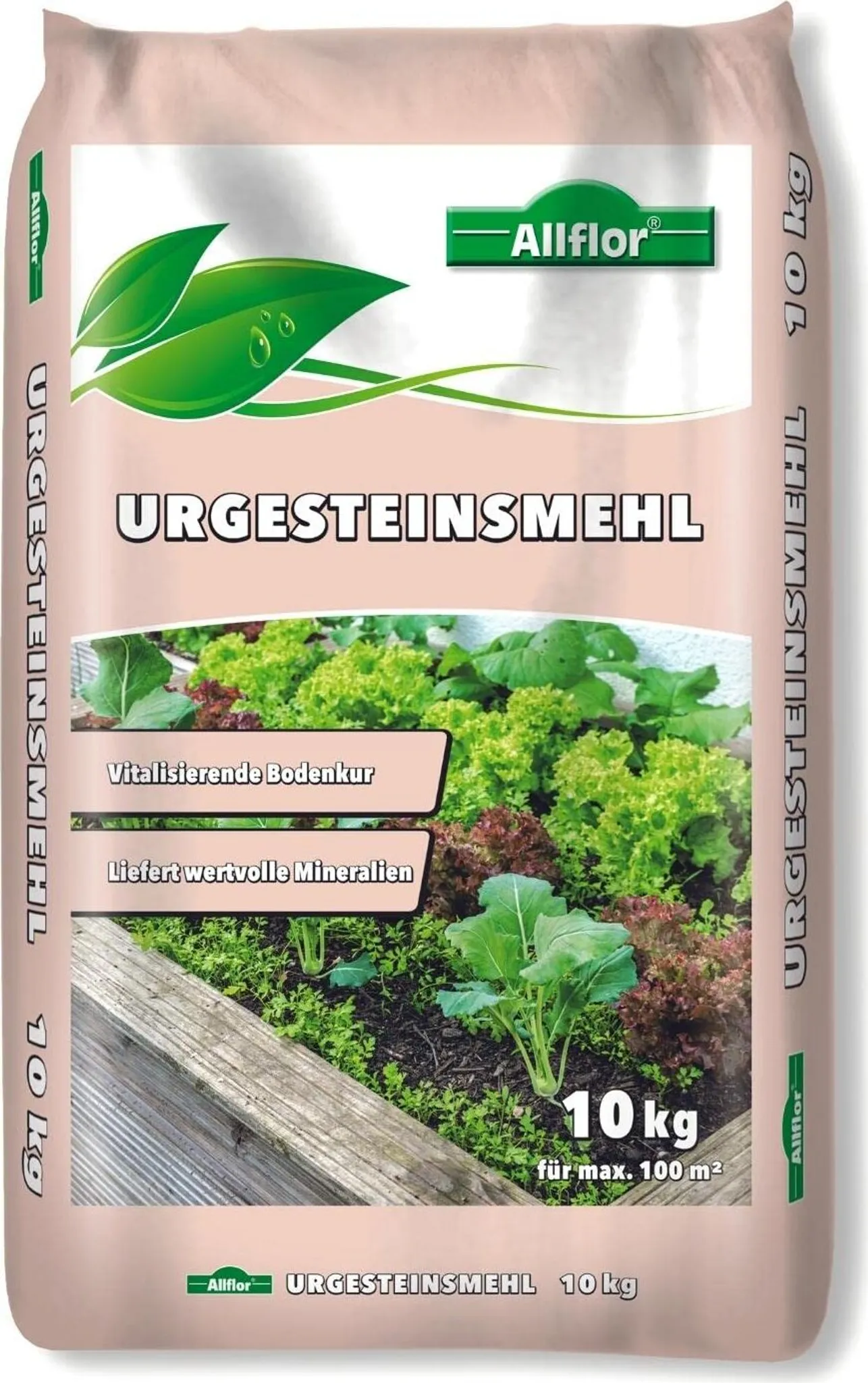 Allflor Urgesteinsmehl 10kg - fr bessere Ertrge und