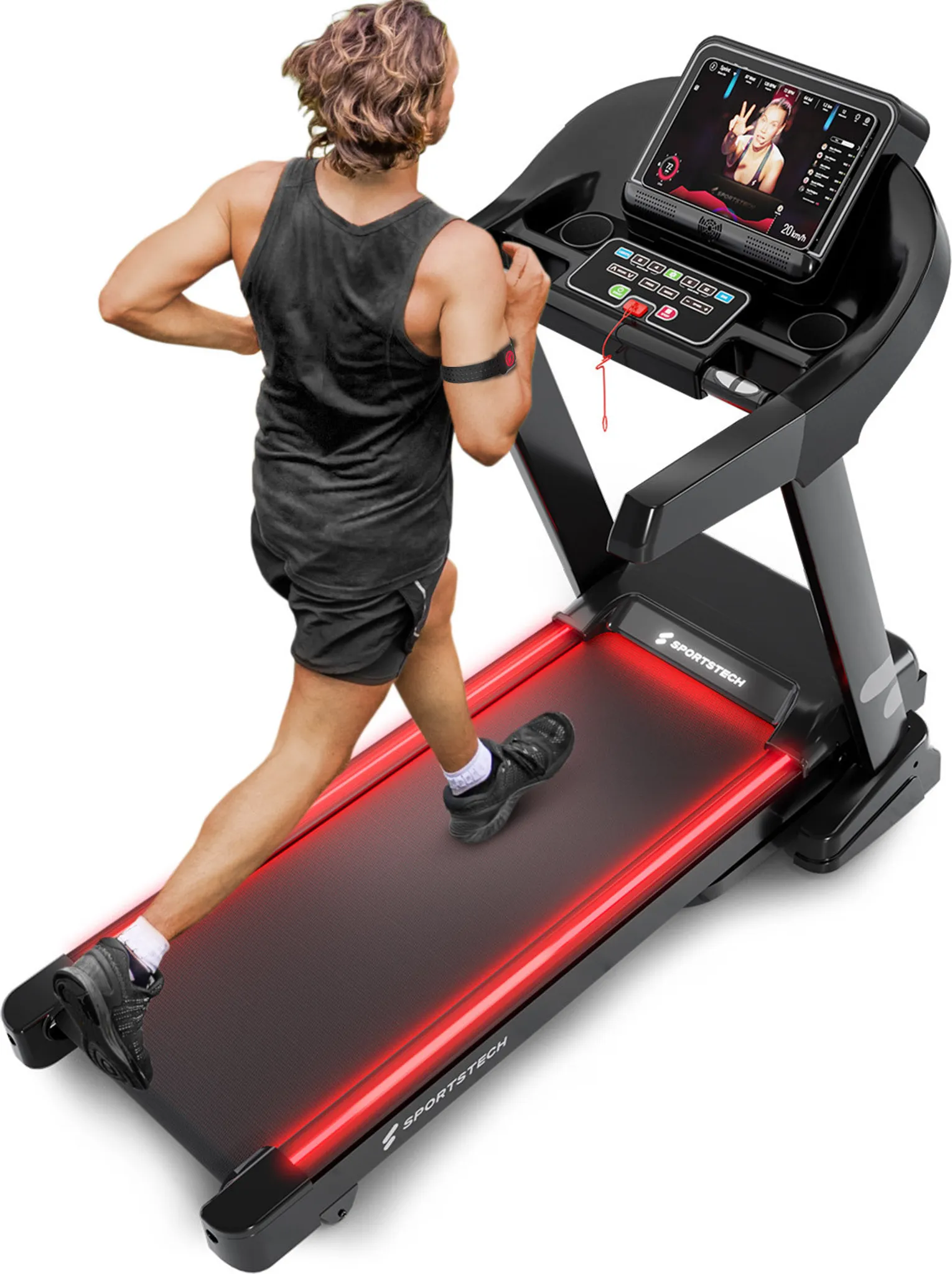 Sportstech Laufband SWalk - Ultra-leise Bis 8km/h Mit Steigung Für Homeoffice