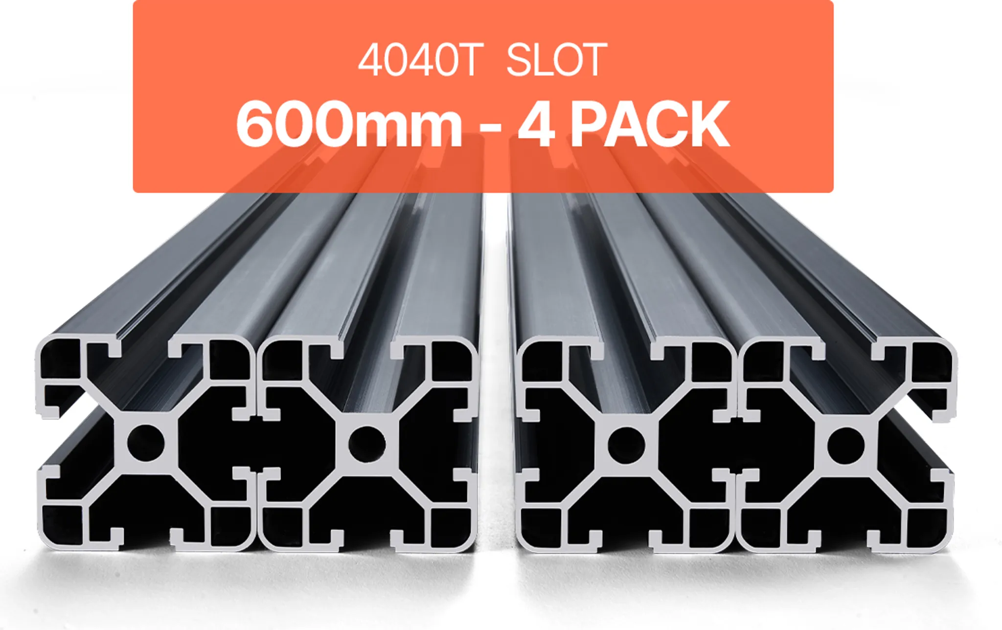 iYueMps 2 Pezzi 300mm 2040 Profilo in Alluminio Estrusione Tipo V Nero Standard Europeo Anodizzato Guida Lineare per Stampante 3D Fai da te e Macchina CNC