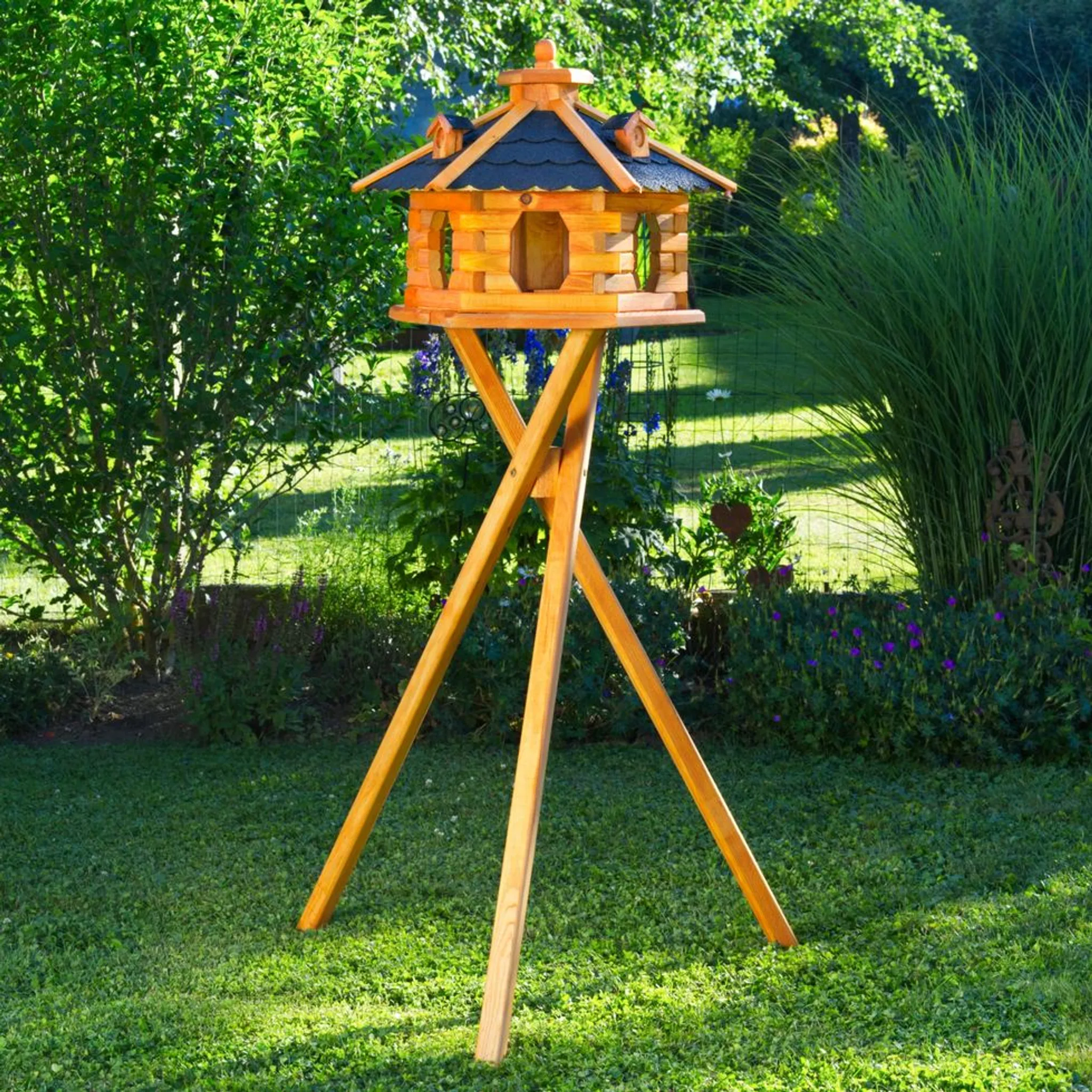 Vogelhaus zum aufhängen grün V13g | Gartendeko Online Shop