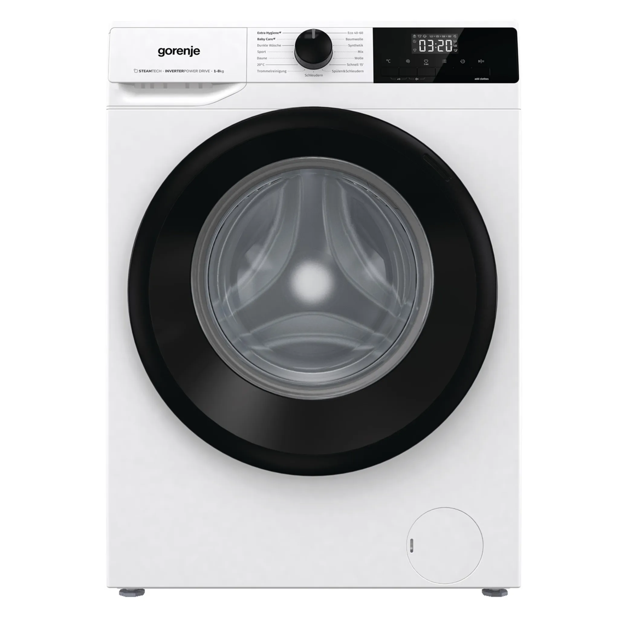 Dampffunktion Waschmaschine U/Min. Gorenje 8 WNHEI84APS/DE kg 1400