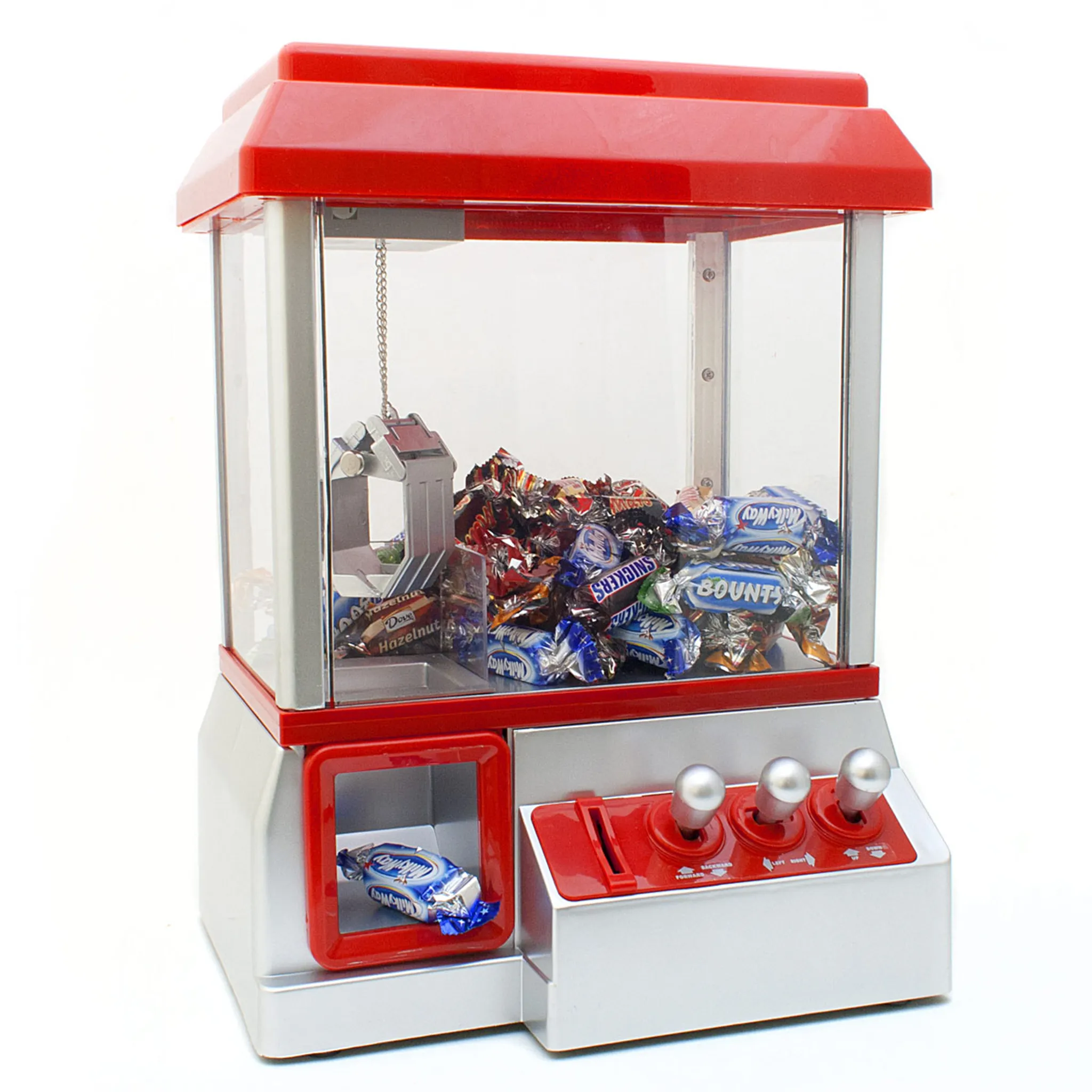 Goods+Gadgets Spieltisch Candy Grabber Supreme, (Süßigkeitenautomat  Süßigkeiten Greifautomat), Spielautomat mit USB-Kabel