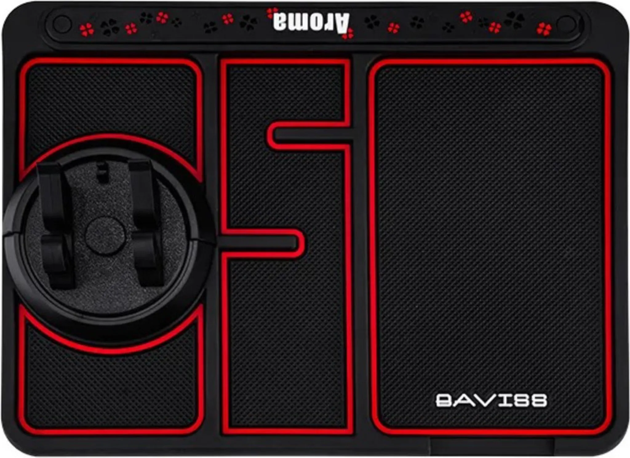 Auto Anti-Rutsch-Matte Mit Handyhalterung - Multifunktions Matte Für Armaturenbrett