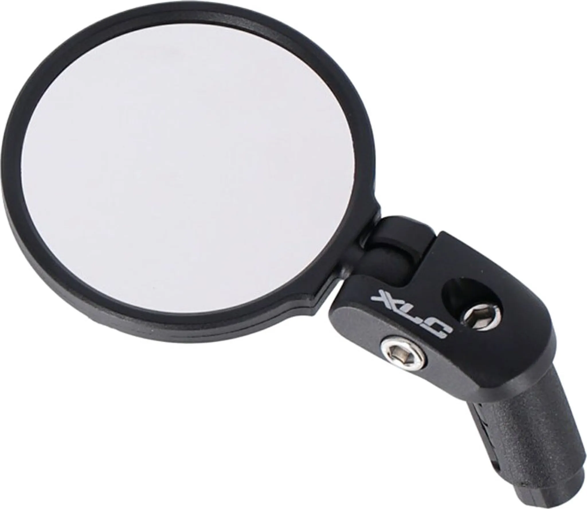 Rétroviseur Vélo XLC MR-K15 – Miroir Incassable Ajustable 3D – Montage Sur Guidon Plat Ou Riser – Sécurité Urbaine