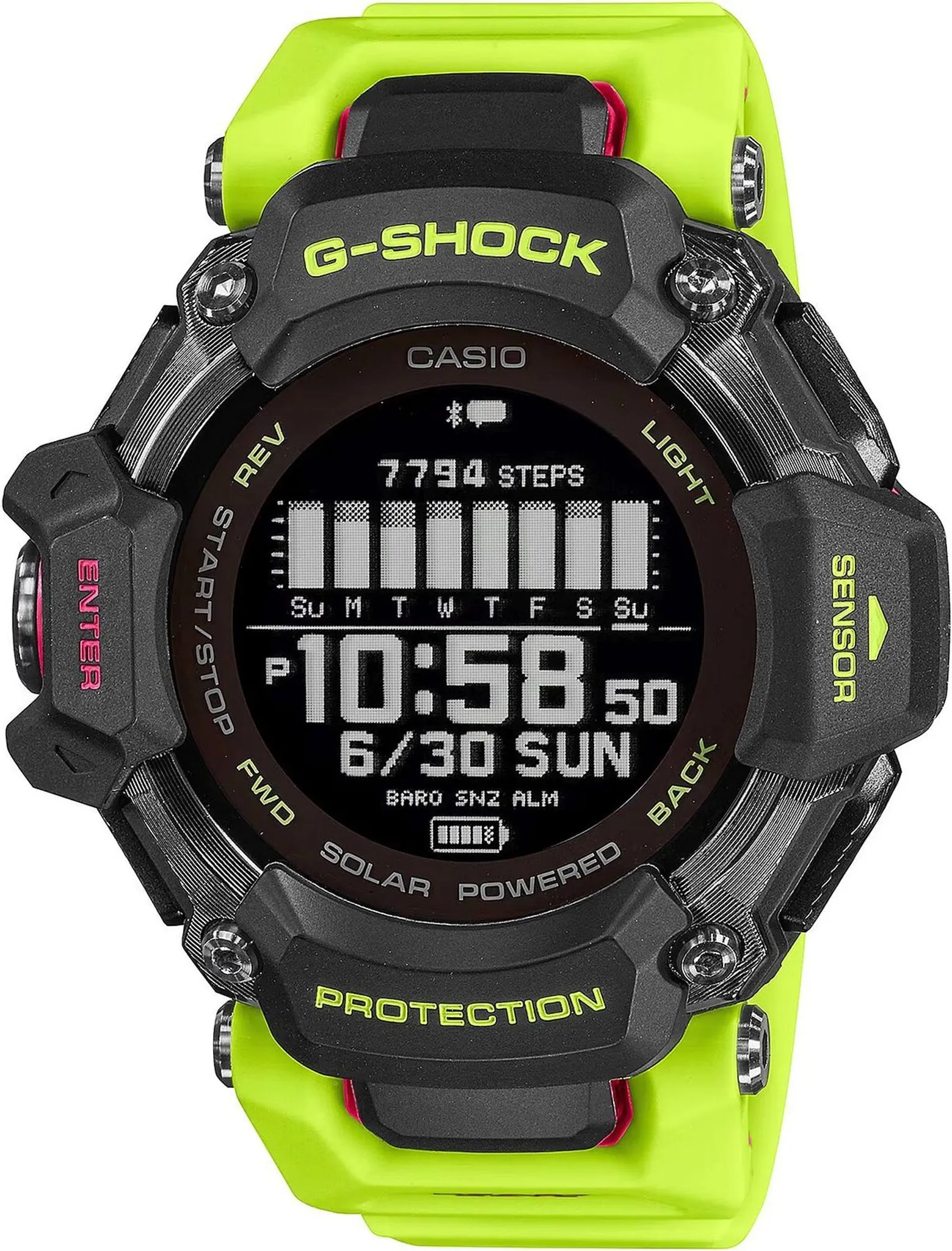 Casio G-Shock Fitness Armbanduhr GBD-H2000-1A9ER
