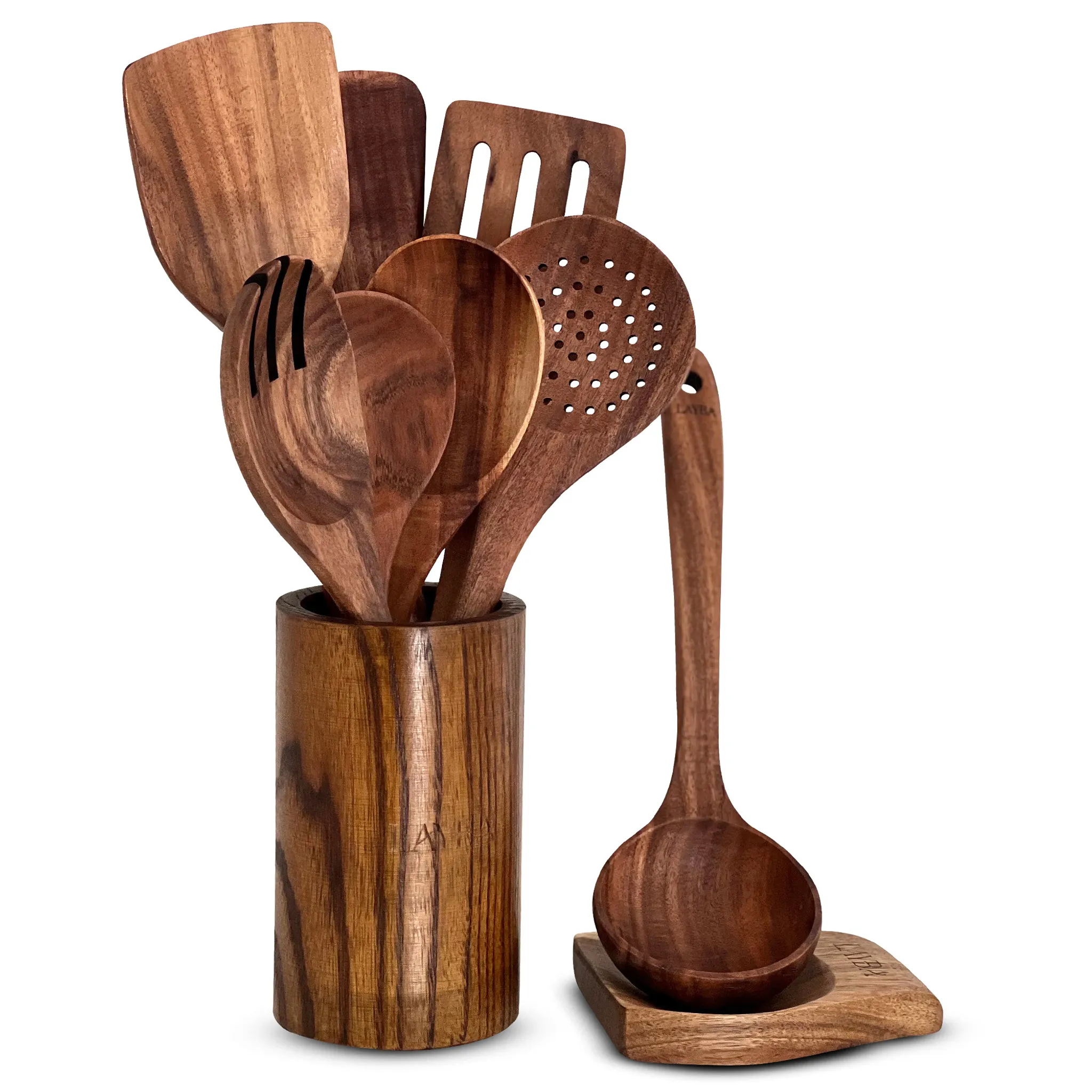 9-teiliges Edelstahl-Küchenutensilien Set – 38 Cm, Komplett Aus Metall | Ideal Für Wok & Pfanne, Spülmaschinenfest & Hitzebeständig