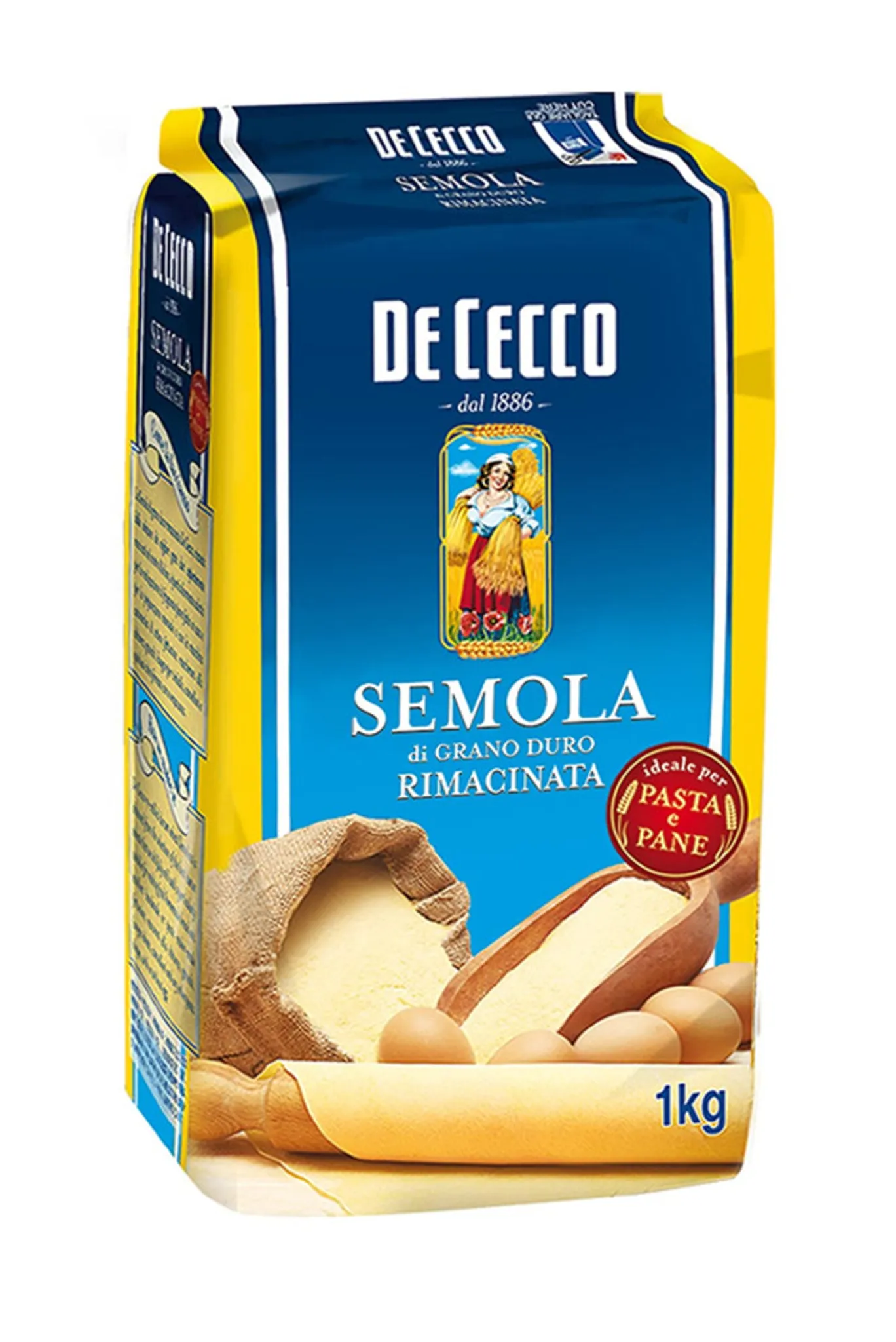 Semola di Grano Duro, De Cecco, n. 176, 10 kg, 10 x 1000 g