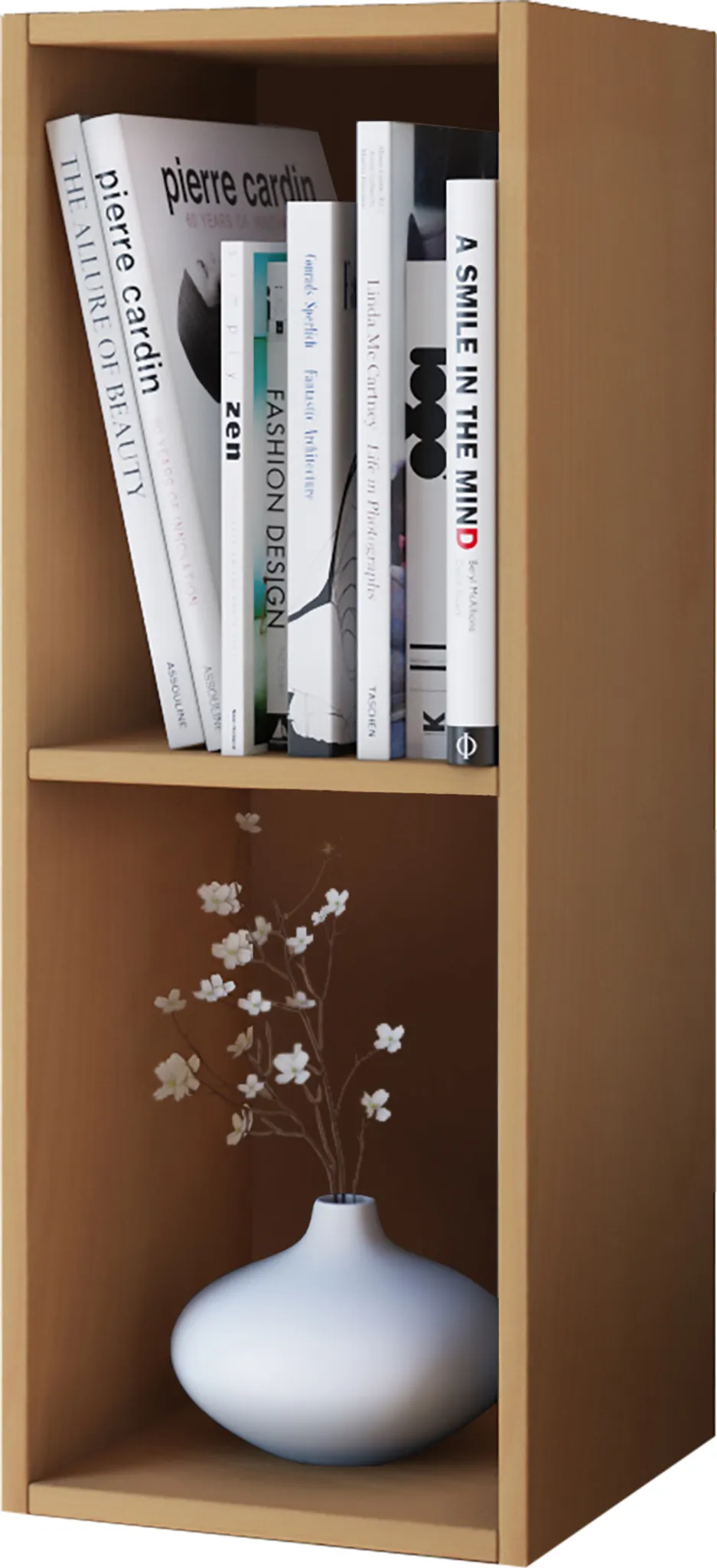 VCM Holz Raumteiler Stand Regal Bücherregal Deko Bücher 6 Fächer Standregal  Palusa L Farbe: Weiß