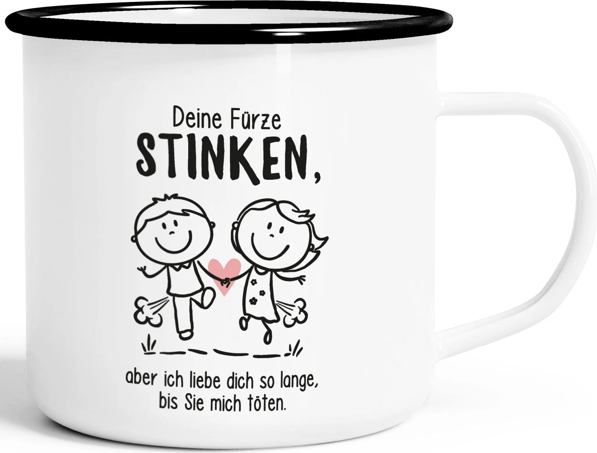 Moonworks Emaille-Tasse „So Sieht Ein Richtig Cooler Opa Aus“ – Bruchsicher, Spülmaschinenfest, 300 Ml