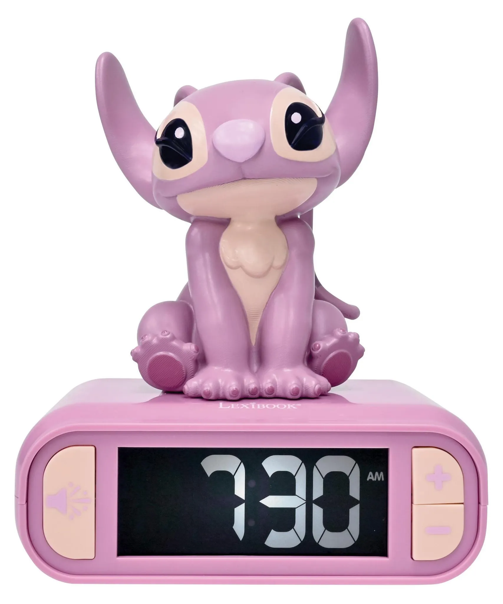 Hsthe Sea Sveglia Digitale per Bambini con Luce Notturna Snooze Timer Temperatura Sleep Trainer Rosa