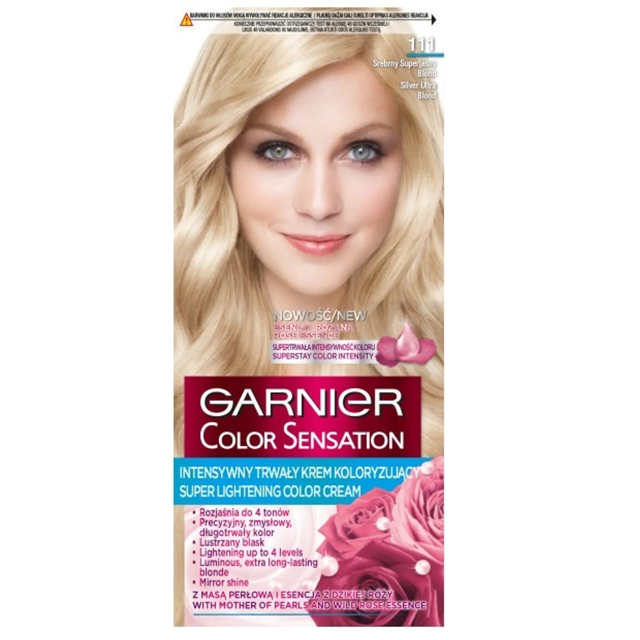 Garnier Color Sensation Krem koloryzujący 111 Srebrny