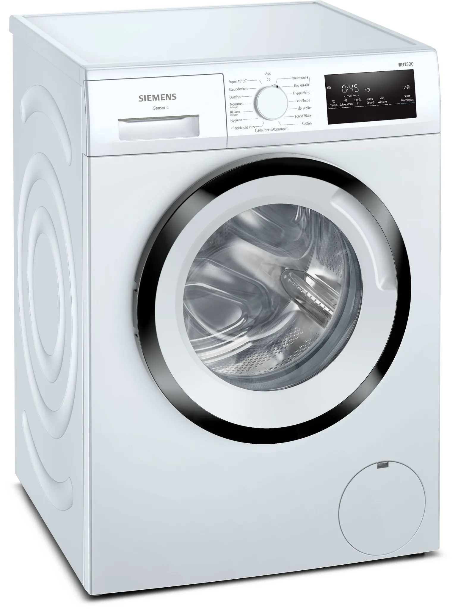 Siemens iQ300, Waschmaschine, WM14N123 kg, 1400 7 U/min. Frontlader
