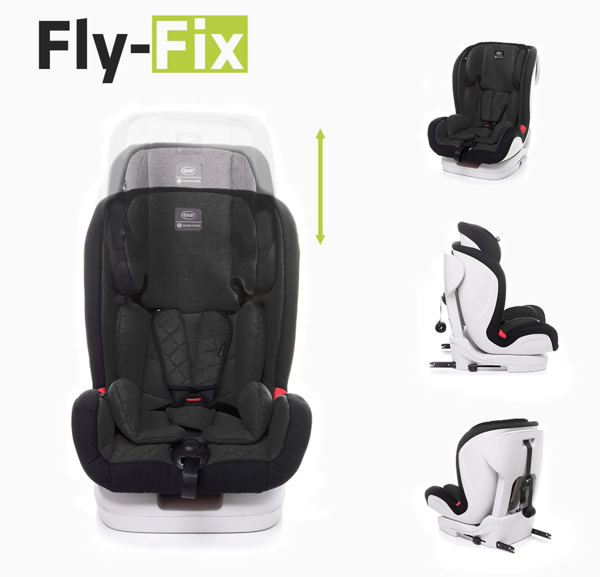 4BABY Fly-Fix Autokindersitz mit ISOFIX