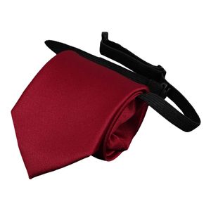 PB Pietro Baldini Krawatte mit Gummizug - Bereits Gebundene Krawatte im Satin Finish - 51 x 7 cm - b
