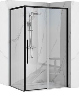 Rea Duschkabine Solar 80X100 Black