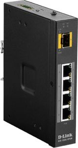D-Link DIS-100G-5PSW 5-Port SwitchLayer2 Gigabit PoE Industrial