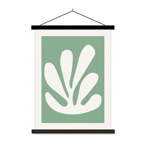 MuchoWow® Textilposter Matisse - Grün - Alte Meister 90x120 cm mit schwarzem Rahmen - Dekoration