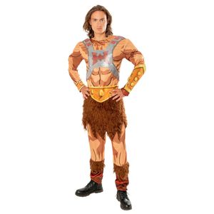 He-Man - "Deluxe" Kostüm - Herren/Damen Unisex BN5835 (XL) (Braun/Gelb)