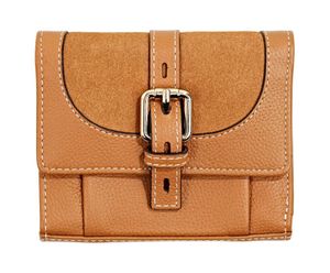 ESPRIT Leder Geldbörse Brooke City Wallet Rust Brown braun