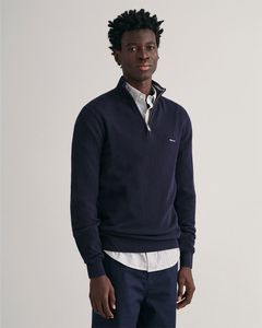 Gant 8040523 Halbzippullover Blau XL Mann Blau XL
