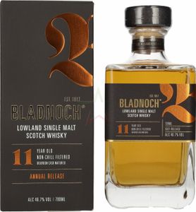 Bladnoch 11 Years Old Lowland Single Malt ANNUAL RELEASE 2020 46,7 %  0,70 lt.