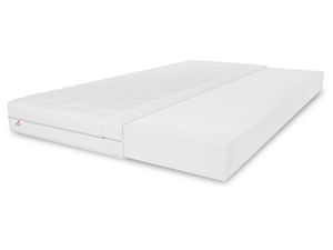 Penový matrac Selekt 120X200 cm, obojstranný matrac triedy tvrdosti H3, výška cca 10 cm, farba: biela, vrátane poťahu