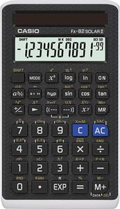 Casio fx-82SOLAR II - Vedecká kalkulačka - 10 číslic + 2 exponenty - solárny panel