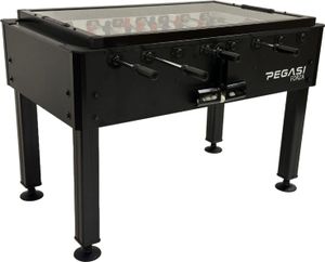 Kickertisch Pegasi | Forza Pro Black | Glasplatte