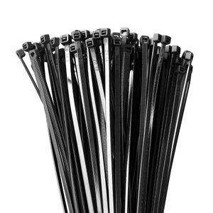 100 Stück DKB Kabelbinder 2,5 x 150 mm Nylon schwarz Elektrozubehör 